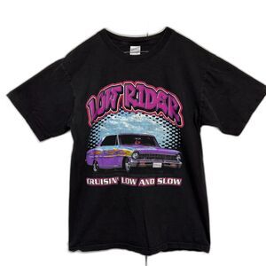 Vintage Crusin'‎ Low And Slow Shirt Mens L Black 90s Muscle Car Low Rider